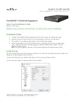 Preview for 1 page of Garland PacketMAX AA1G52ACV2 Quick Start Manual