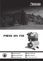 Preview for 1 page of Garland PRESS 491 FCE-V20 Instruction Manual