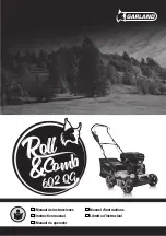 Garland ROLL&COMB 602 QG Instruction Manual preview