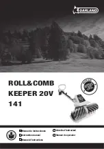 Garland ROLL&COMB KEEPER 20V 141 Instruction Manual preview