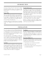 Preview for 5 page of Garland S18-F series Installation, Operating  & Service Instructions