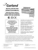 Garland S680 SERIES Installation And Operation Manual preview