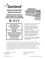 Garland S680 SERIES Installation And Service Manual preview