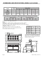 Предварительный просмотр 4 страницы Garland S680 SERIES Installation And Service Manual