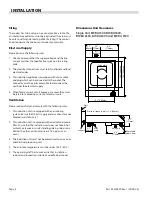Preview for 8 page of Garland SH/WO 8000 Installation And Operation Manual