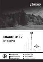 Garland SHAKER 310 DPG Instruction Manual preview