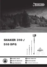 Предварительный просмотр 1 страницы Garland SHAKER 310 DPG Instruction Manual