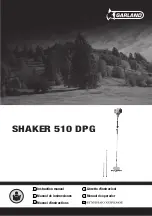 Preview for 1 page of Garland SHAKER 510 DPG Instruction Manual