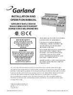 Garland SS680 SERIES Installation And Operation Manual preview