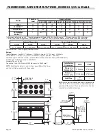 Preview for 4 page of Garland SS680 SERIES Installation And Operation Manual