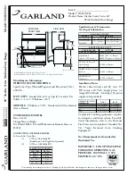 Preview for 2 page of Garland Starfire H282 Specifications & Dimensions