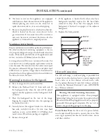 Предварительный просмотр 7 страницы Garland STARFIRE SENTRY STW286 Installation & Servicing Instructions Manual