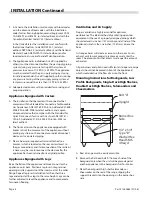 Предварительный просмотр 6 страницы Garland Starfire Series Installation And Operation Manual