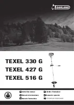 Garland TEXEL 330 G Instruction Manual preview