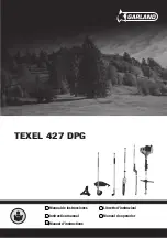 Garland TEXEL 427 DPG Instruction Manual preview