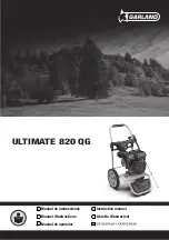 Preview for 1 page of Garland ULTIMATE 820 QG-V23 Instruction Manual