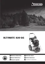 Garland ULTIMATE 820 QG-V23 Instruction Manual preview