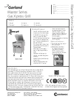 Preview for 1 page of Garland XG24 Series Instruction Manual
