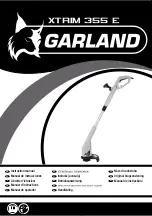 Garland XTRIM 355 E Instruction Manual preview