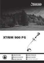 Preview for 1 page of Garland XTRIM 900 PG Instruction Manual