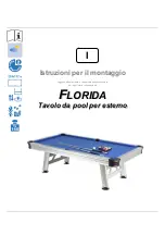 Предварительный просмотр 19 страницы Garlando FLORIDA Assembly Manual