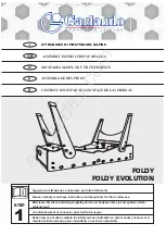 Garlando FOLDY Assembly Instructions Manual preview