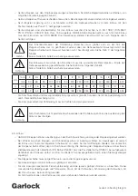 Preview for 9 page of Garlock GAR-SEAL Operating Instructions Manual