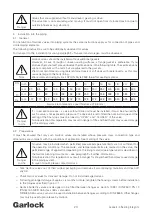 Preview for 20 page of Garlock GAR-SEAL Operating Instructions Manual