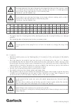 Preview for 21 page of Garlock GAR-SEAL Operating Instructions Manual