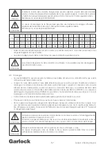 Preview for 57 page of Garlock GAR-SEAL Operating Instructions Manual