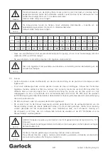 Preview for 69 page of Garlock GAR-SEAL Operating Instructions Manual