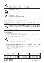 Preview for 71 page of Garlock GAR-SEAL Operating Instructions Manual