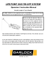 Предварительный просмотр 1 страницы Garlock Life Point Duo Operator'S Manual