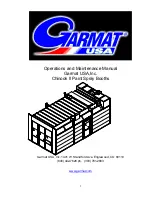 Garmat Chinook II Operation And Maintenance Manual preview