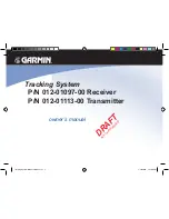 Предварительный просмотр 1 страницы Garmin 012-01097-00 Owner'S Manual