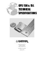 Preview for 1 page of Garmin 15H-W - GPS Technical Specifications