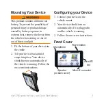Preview for 3 page of Garmin 3700 Quick Start Manual