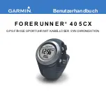 Preview for 1 page of Garmin 4 0 5 C X Benutzerhandbuch