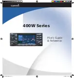 Preview for 1 page of Garmin 400W Series Pilot'S Manual & Reference