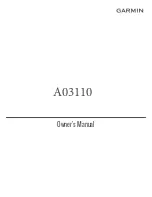Garmin A03110 Owner'S Manual preview