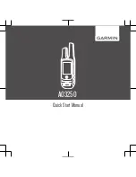 Garmin A03250 Quick Start Manual preview