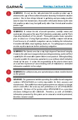 Preview for 7 page of Garmin AERA 660 Pilot'S Manual