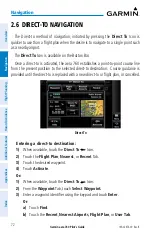 Preview for 88 page of Garmin Aera 760 Pilot'S Manual