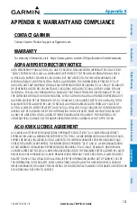 Preview for 257 page of Garmin Aera 760 Pilot'S Manual