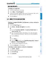 Preview for 33 page of Garmin aera 796 Quick Reference Manual