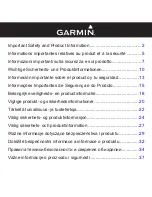 Preview for 1 page of Garmin Approach G3 North and Latin America Product Information