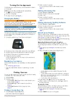 Предварительный просмотр 5 страницы Garmin Approach G6 Owner'S Manual