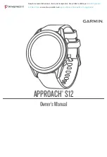 Garmin Approach S12 Neo Tropic Owner'S Manual preview