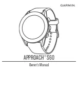 Предварительный просмотр 1 страницы Garmin APPROACH S60 Owner'S Manual