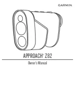 Preview for 1 page of Garmin Approach Z82 Owner'S Manual